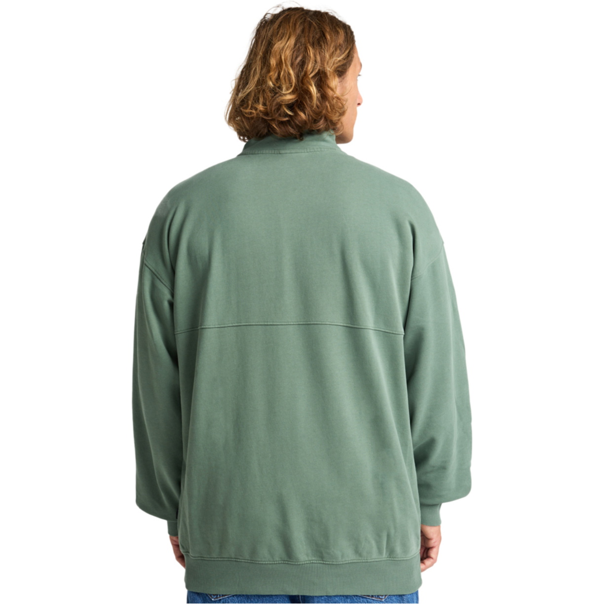 2025 Billabong Mens Core Lord Half Zip Sweater EBYFT00150 - Hunter